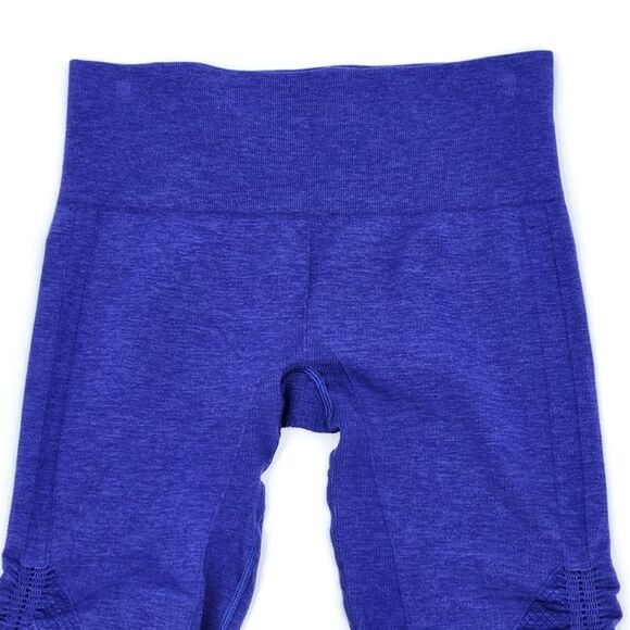 Lululemon In The Flow Crop II Leggings Heathered Pigment Blue Women's Est Size 8 - Picture 6 of 10